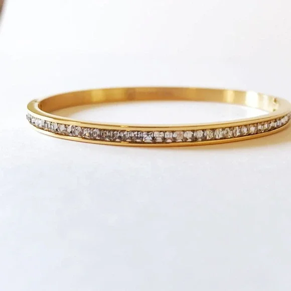 Brand New NWT Stainless Steel Bling Bracelet CZ Cubic Zirconia MSRP $45 - Picture 5 of 7